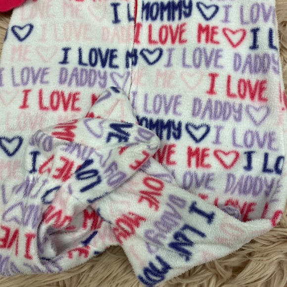 I love mommy & daddy fleece Pajamas - Picture 3 of 3